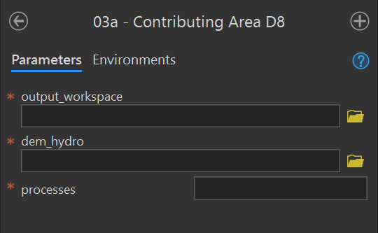 03a - Contributing Area D8 Tool.