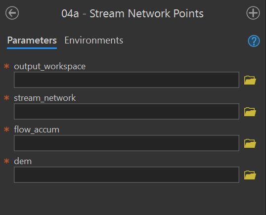 04a - Stream Network Point Tool.