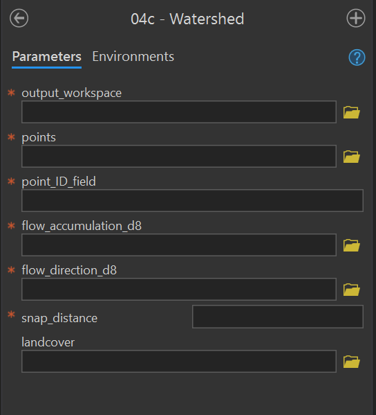 04c - Watershed Tool.