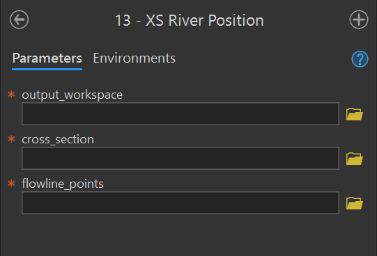 13 - XS River Position Tool.